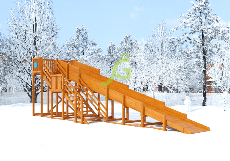 Зимняя горка Snow Fox, скат 10 м Зимняя горка Snow Fox, скат 10 м