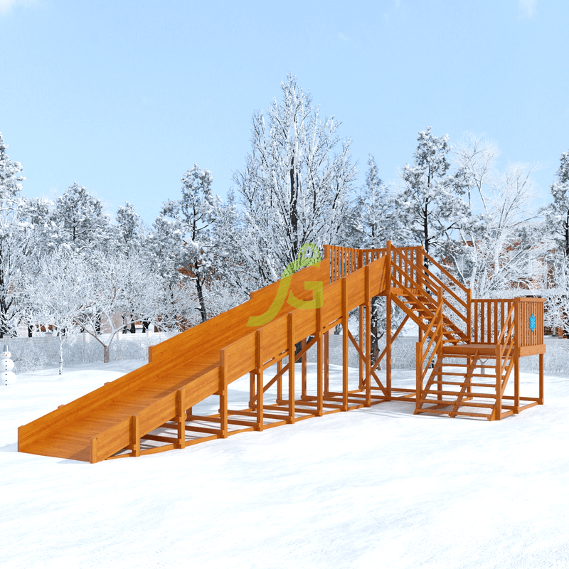 Зимняя горка Snow Fox, скат 10 м (мод. 2)