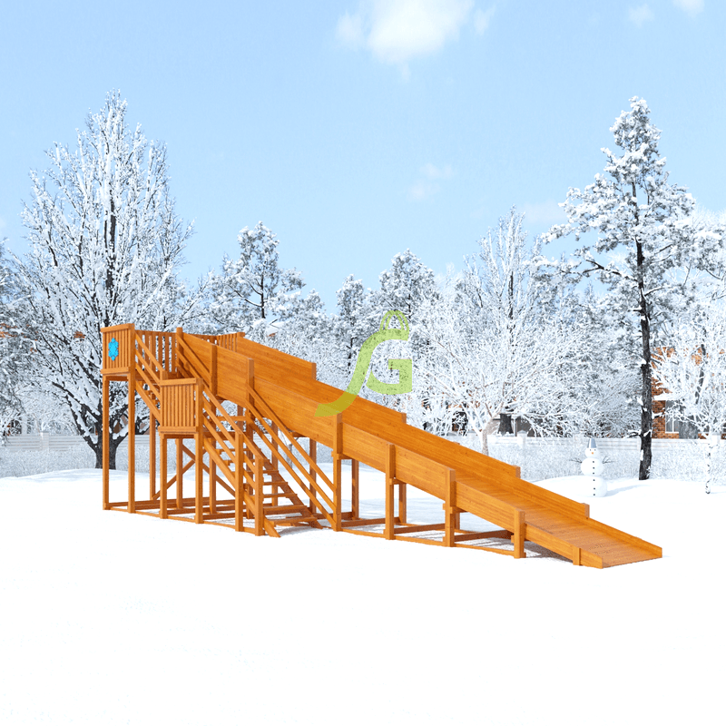 Зимняя горка Snow Fox, скат 10 м