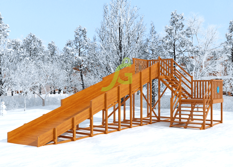 Зимняя горка Snow Fox, скат 10 м (мод. 2) Зимняя горка Snow Fox, скат 10 м (мод. 2)